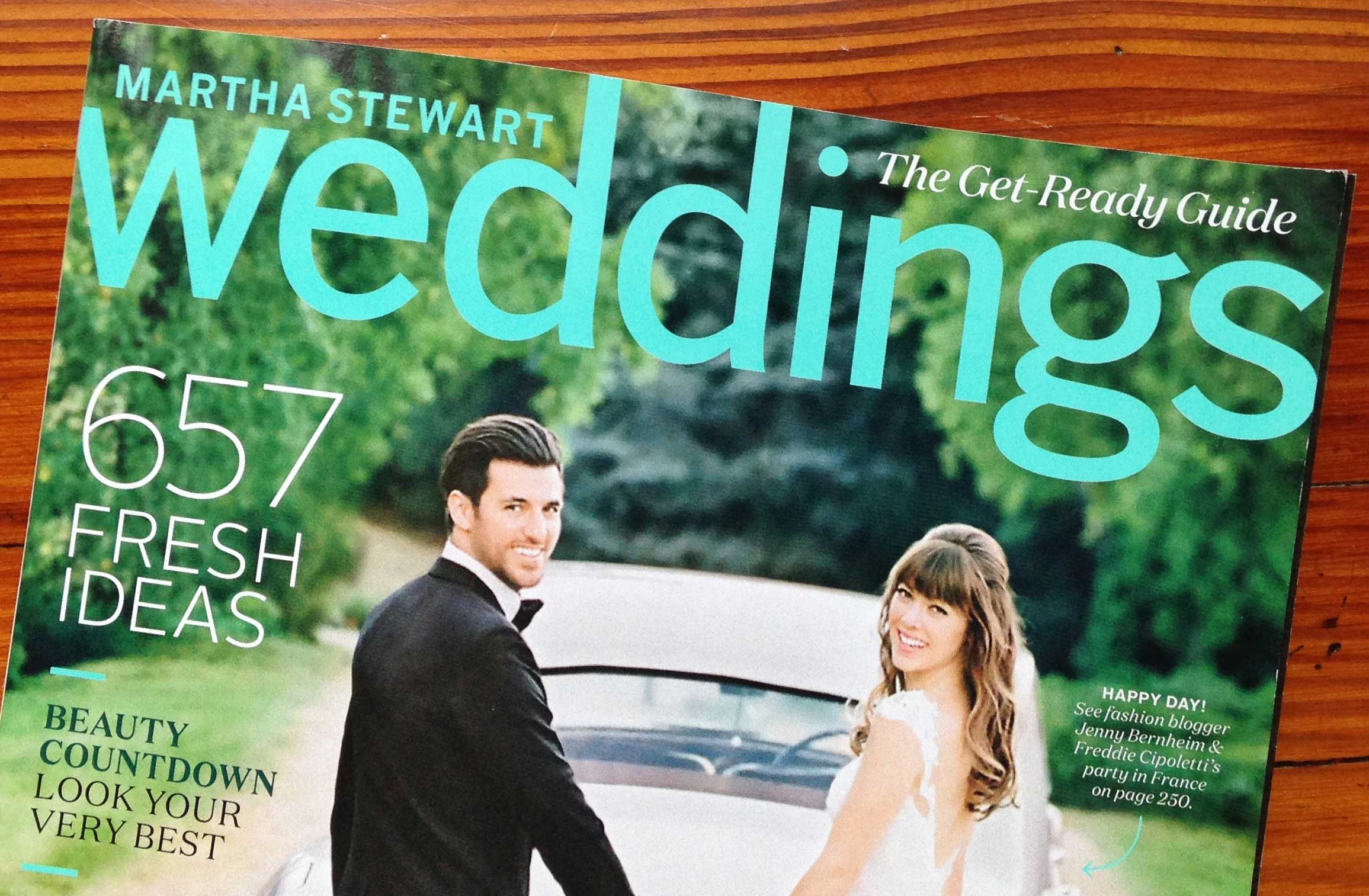 Martha Stewart Wedding covers Nancy Sharon Collins | Nancy